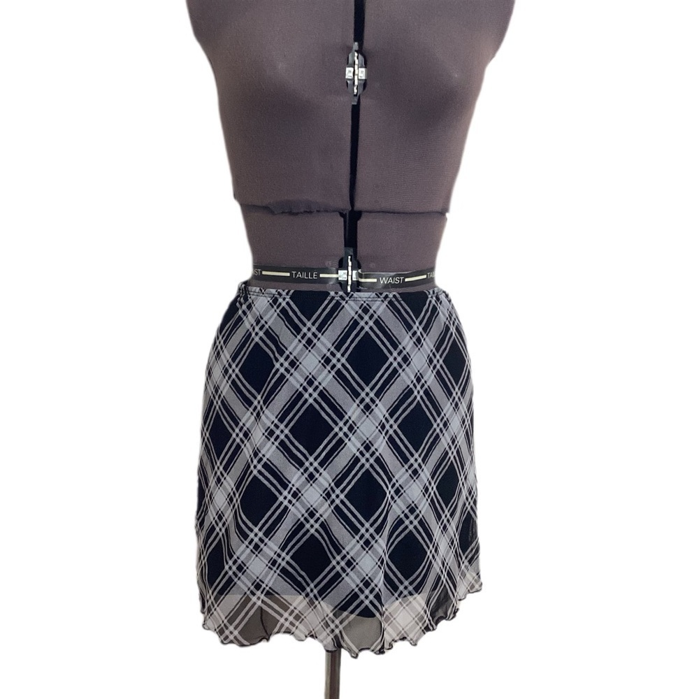 See You Monday Y2K Mesh Mini Skirt Junior L